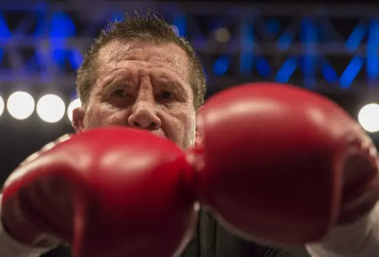 Julio César Chávez, tricampeón mundial de boxeo.