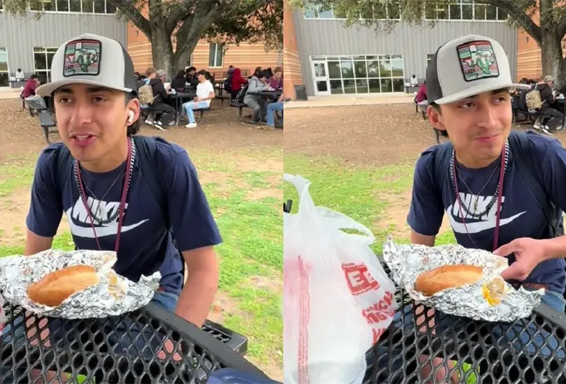 Este chico mostr&oacute; su lunch y conquist&oacute; a la audiencia.