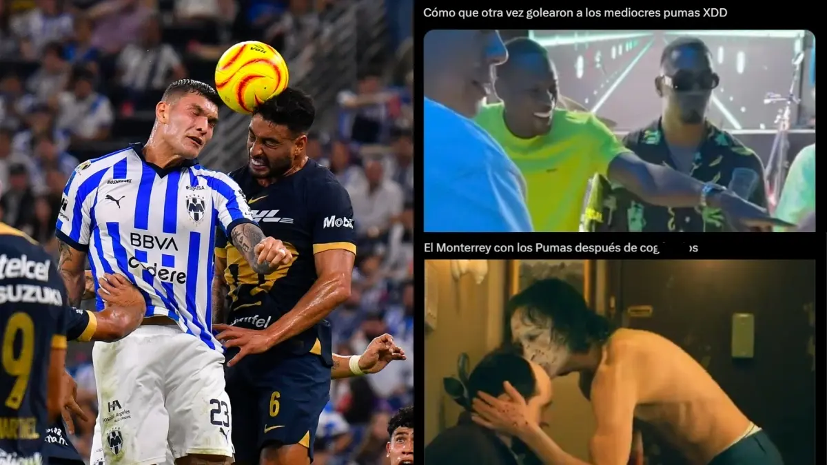 Rayados no tuvo problema para imponer condiciones ante Pumas, equipo que nuevamente se convirti&oacute; en v&iacute;ctima de los memes.