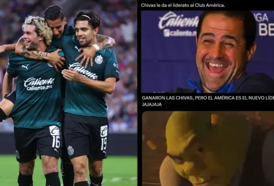 Las Chivas fueron víctima de los memes tras vencer a Rayados, aunque todos ellos surgieron a partir de darle el liderato al América.