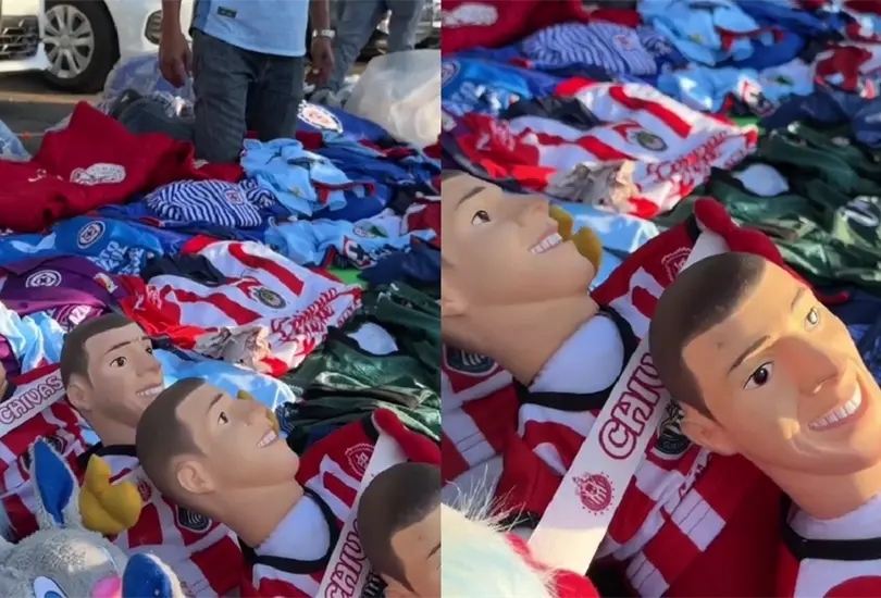 El peluche del Chicharito causó furor en el Azteca. El peluche del Chicharito causó furor en el Azteca.