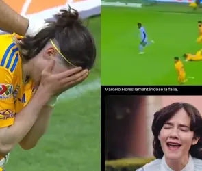 Marcelo Flores se lleva los memes tras ser "retirado" por Javairo Dilrosun en el América vs Tigres