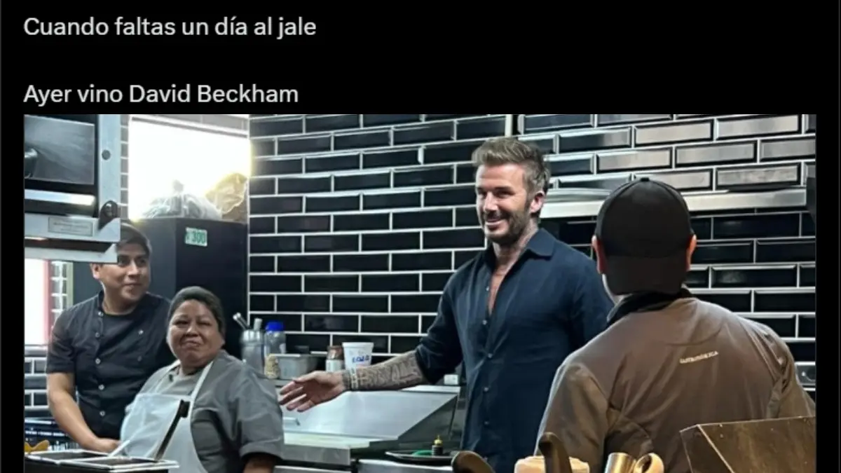 Los mejores memes de David Beckham tras ser captado en Monterrey
