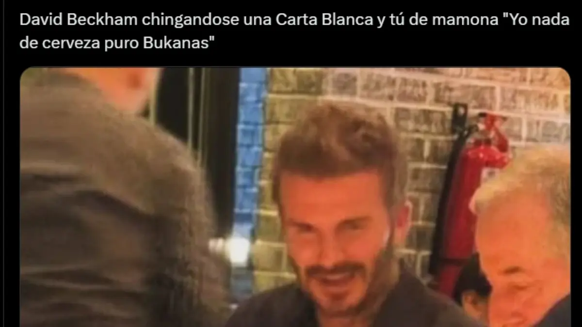 Los mejores memes de David Beckham tras ser captado en Monterrey
