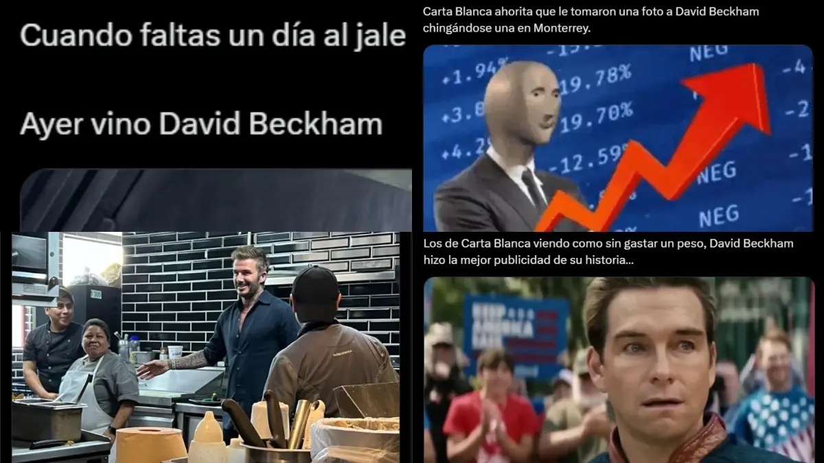 Los mejores memes de David Beckham tras ser captado en Monterrey