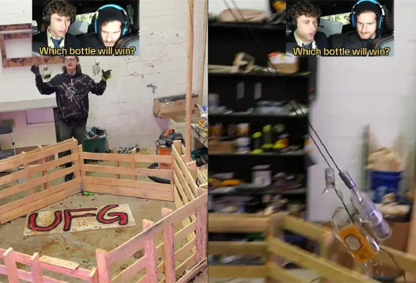 La batalla entre las botellas de vidrio ha generado competencia en TikTok. La batalla entre las botellas de vidrio ha generado competencia en TikTok.