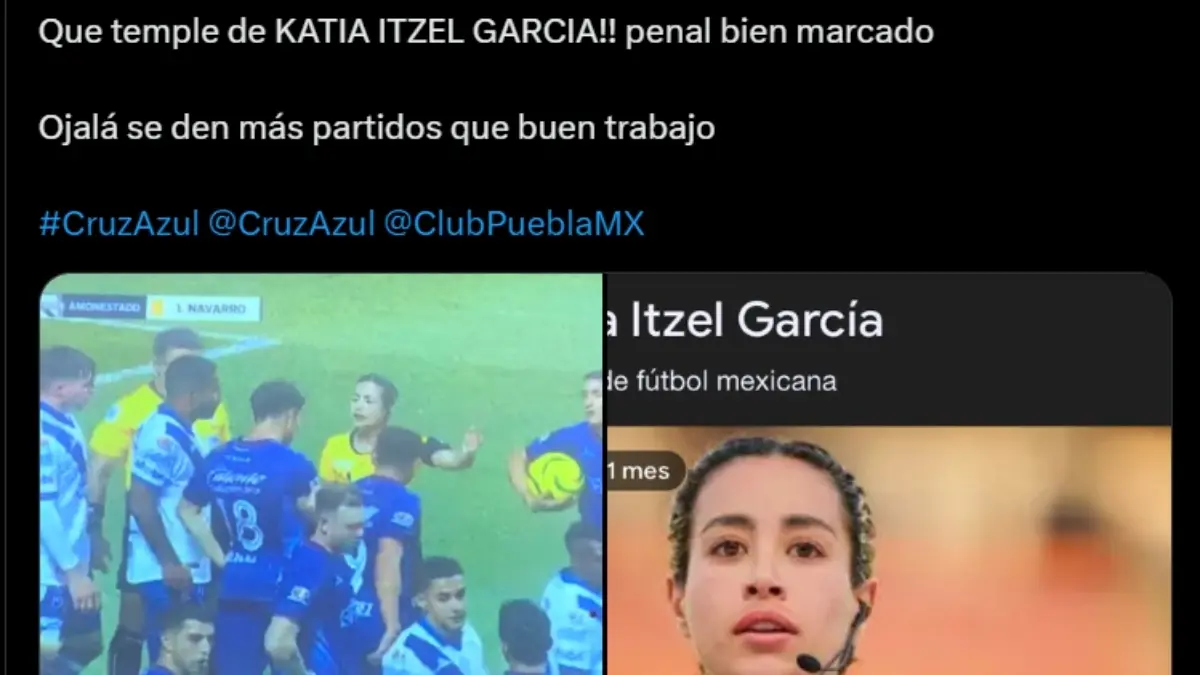Katia Itzel García es reconocida por la afición de Cruz Azul tras marcar penal vs Puebla