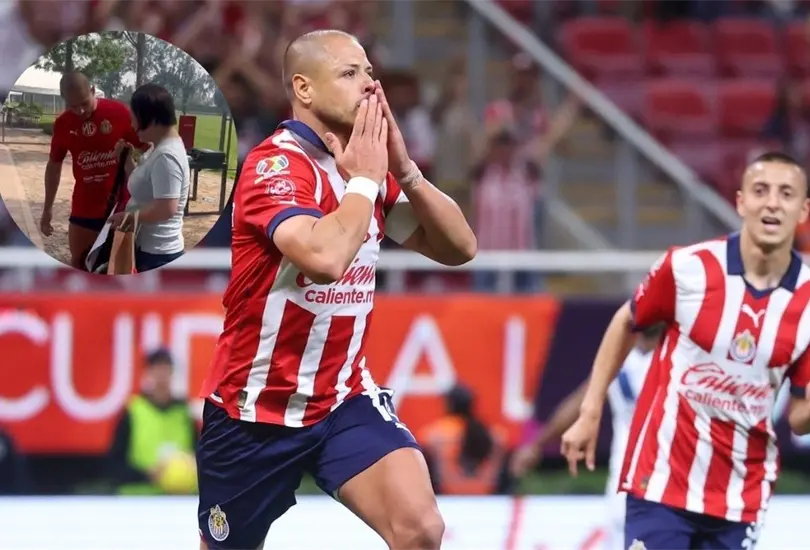 Chicharito Hern&aacute;ndez tuvo un noble gesto con una aficionada que viaj&oacute; desde un lugar ex&oacute;tico para conocerlo