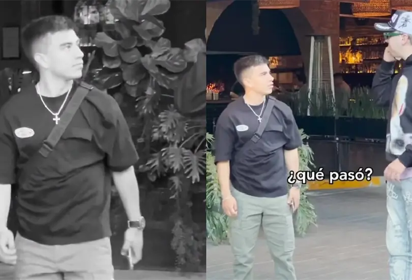 El jugador de Chivas comparti&oacute; la c&aacute;mara con un TikToker en un video de humor.