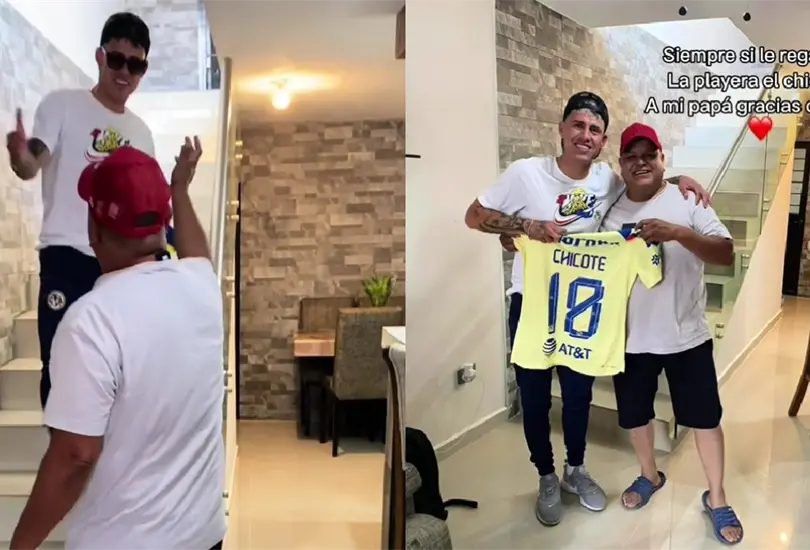 El fan del Chicote estaba emocionado por verlo, no tanto por la playera que le dio al principio, pero después eso cambió. El fan del Chicote estaba emocionado por verlo, no tanto por la playera que le dio al principio, pero después eso cambió.