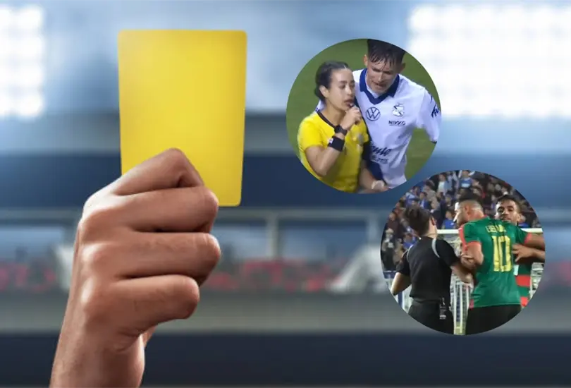 Un futbolista se disculp&oacute; con una &aacute;rbitra.
