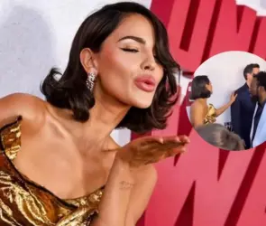 Acusan a Eiza González de racista por gesto hacia compañero actor (VIDEO)