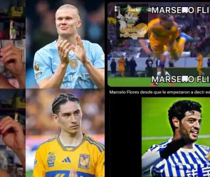 Marcelo Flores protagoniza los memes tras su hat-trick en el Tigres vs Necaxa