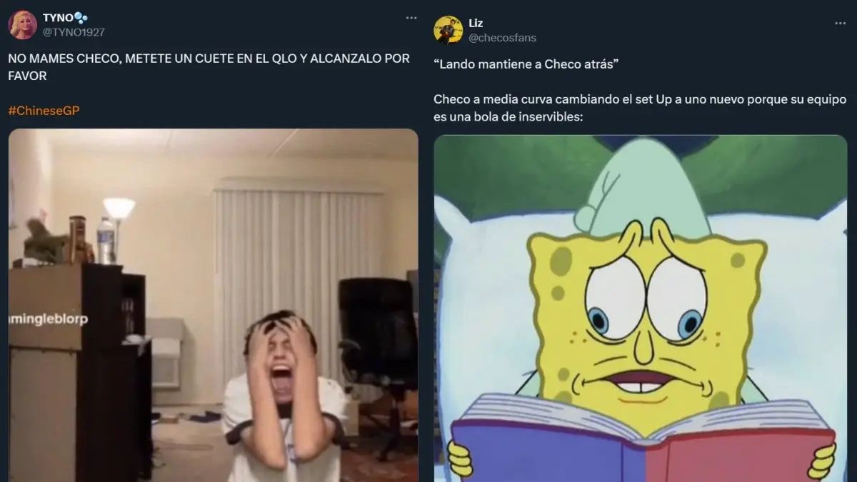 Checo Pérez: Aficionados explotan vs Red Bull por arruinar su carrera en GP de China (FOTOS)