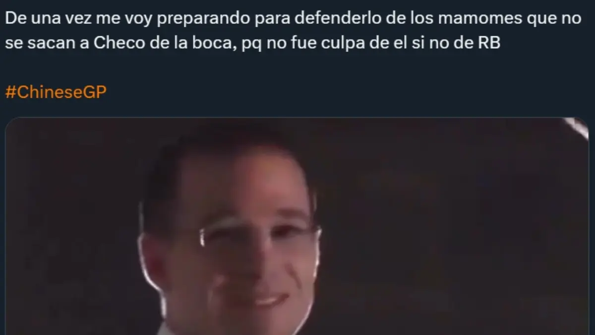 Checo Pérez: Aficionados explotan vs Red Bull por arruinar su carrera en GP de China (FOTOS)
