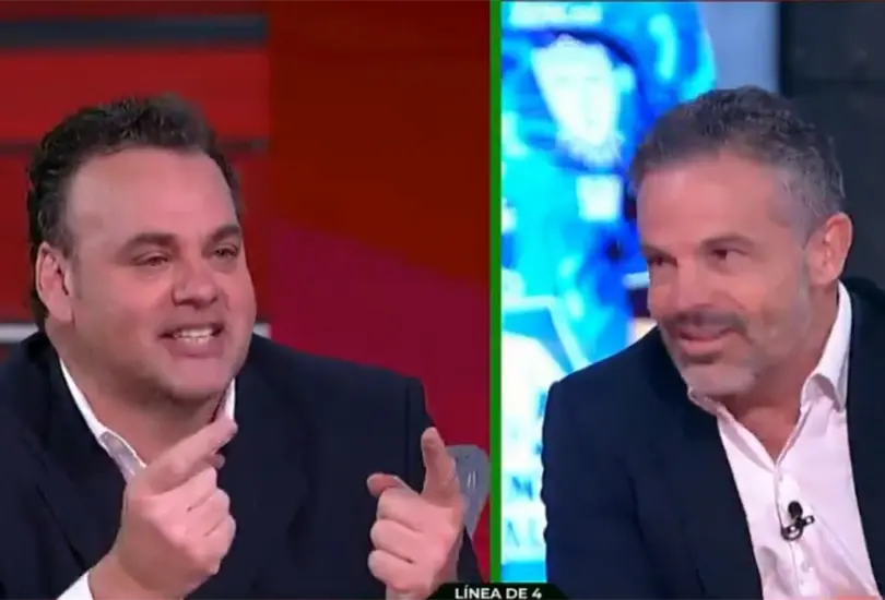 El periodista estall&oacute; por un se&ntilde;alamiento que le hizo su compa&ntilde;ero en plena transmisi&oacute;n en vivo.