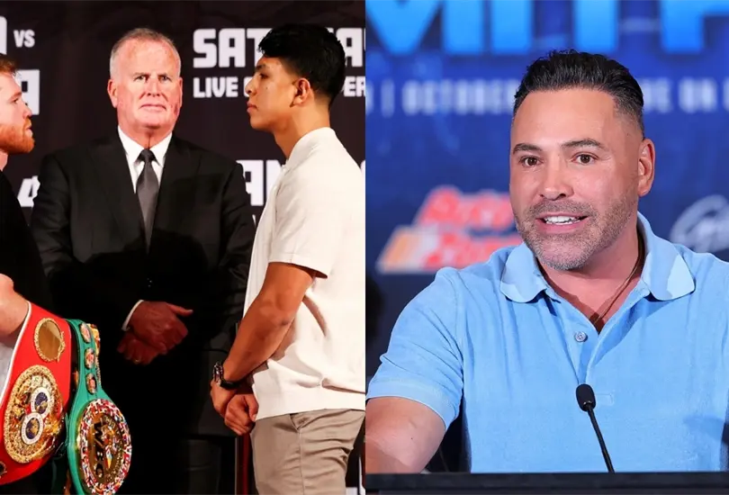 De La Hoya calent&oacute; la pelea de Canelo &Aacute;lvarez vs Jaime Mungu&iacute;a con una dura cr&iacute;tica al campe&oacute;n de los supermedianos