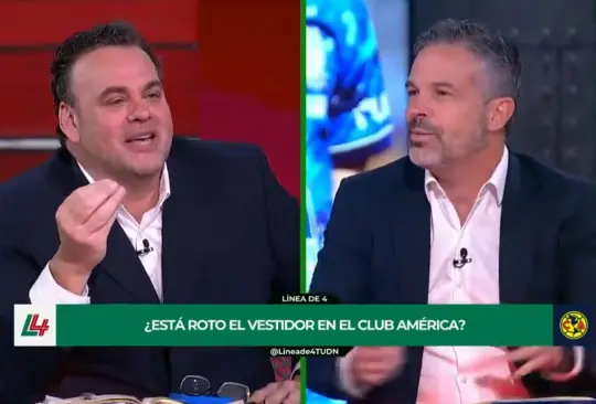 Faitelson reapareció públicamente tras llamar pin... fracasado a Rafa Puente Jr. en un show de TUDN