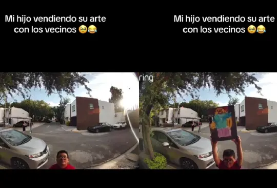 El peque&ntilde;o Jorgito se las ingeni&oacute; para vender su arte a la gente que ten&iacute;a a su alrededor.