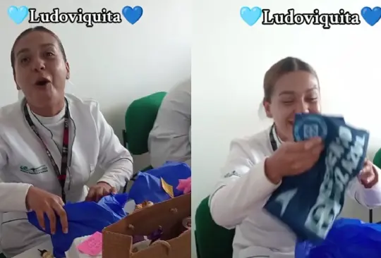 Esta chica no pudo evitar reaccionar como el icónico personaje mexicano ante su regalo.