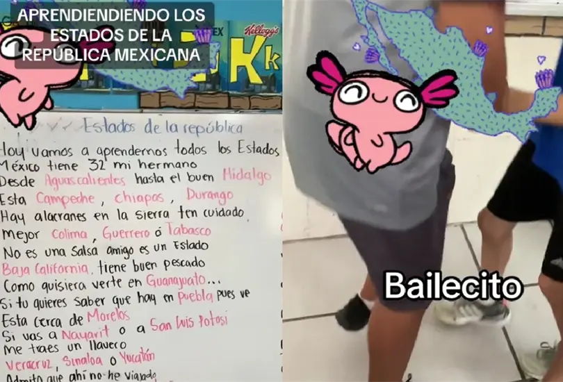 En el pizarr&oacute;n, este maestro ingeni&oacute; una forma m&aacute;s f&aacute;cil de aprender.