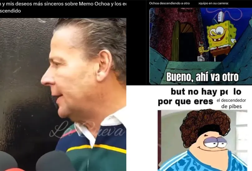 Guillermo Ochoa fue v&iacute;ctima de los memes tras consumar su tercer descenso en Europa, esta ocasi&oacute;n con el Salernitana.