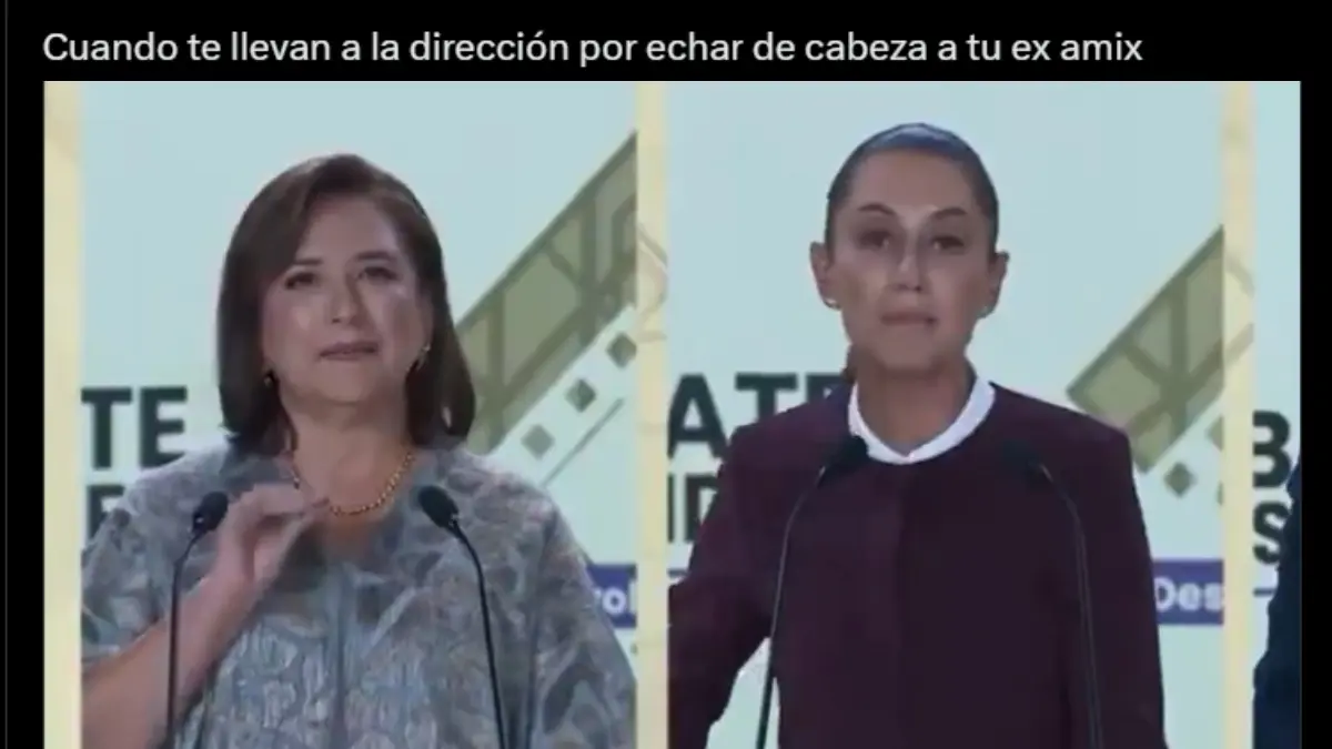Los mejores memes del segundo debate presidencial 2024