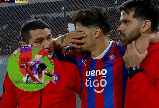 El futbolista no pudo contener el llanto al saber que había sufrido una grave lesión en el terreno de juego. El futbolista no pudo contener el llanto al saber que había sufrido una grave lesión en el terreno de juego.