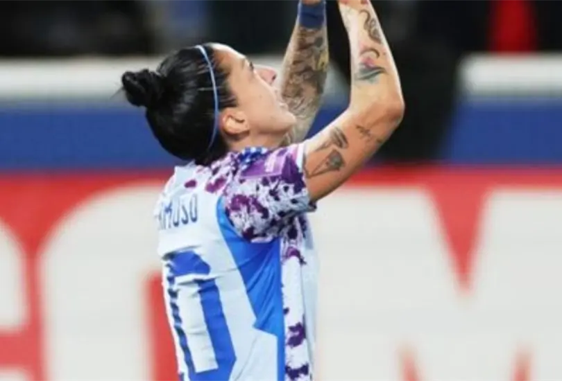 Jenni Hermoso dedic&oacute; su gol a Nayeli Rangel.