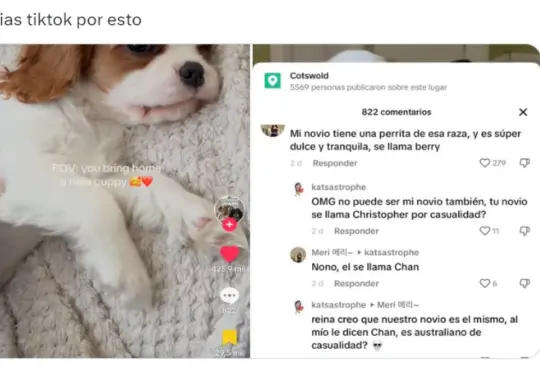 Incluso esta interacción en TikTok fue subida a oras redes sociales.