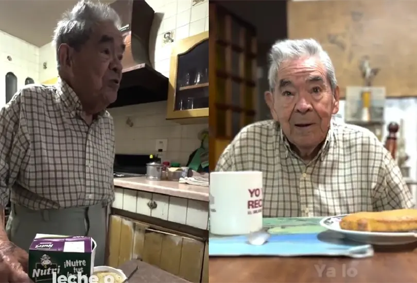 Un tierno se&ntilde;or dio el contenido que las redes sociales buscaban para hacer viral.