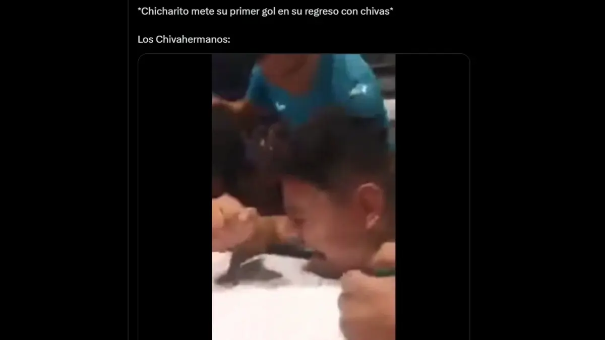 'Chicharito' provoca ola de memes tras marcar su primer gol con Chivas en el torneo