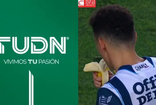 Oussama Idrissi llamó la atención por comer un plátano.