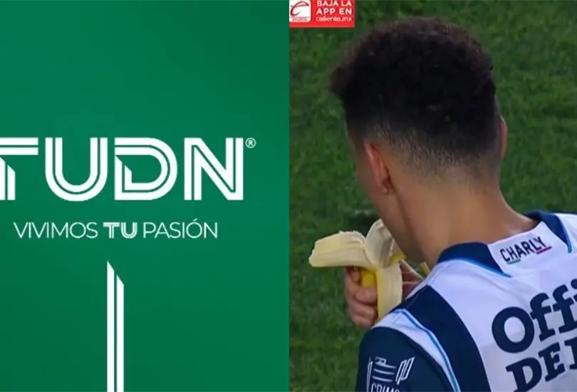 Oussama Idrissi llam&oacute; la atenci&oacute;n por comer un pl&aacute;tano.