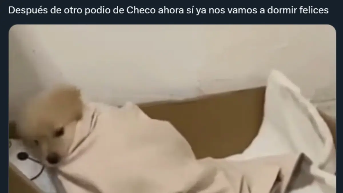 Estornudo de Checo P&eacute;rez tras conseguir podio en GP de Jap&oacute;n causa ola de memes