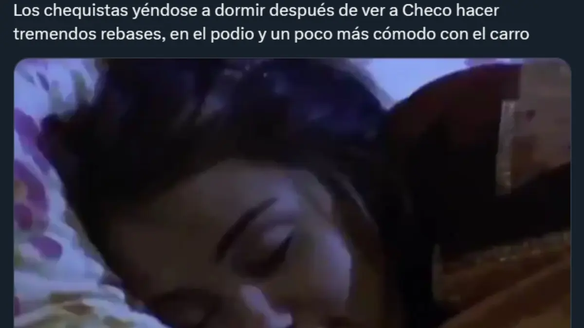 Estornudo de Checo P&eacute;rez tras conseguir podio en GP de Jap&oacute;n causa ola de memes