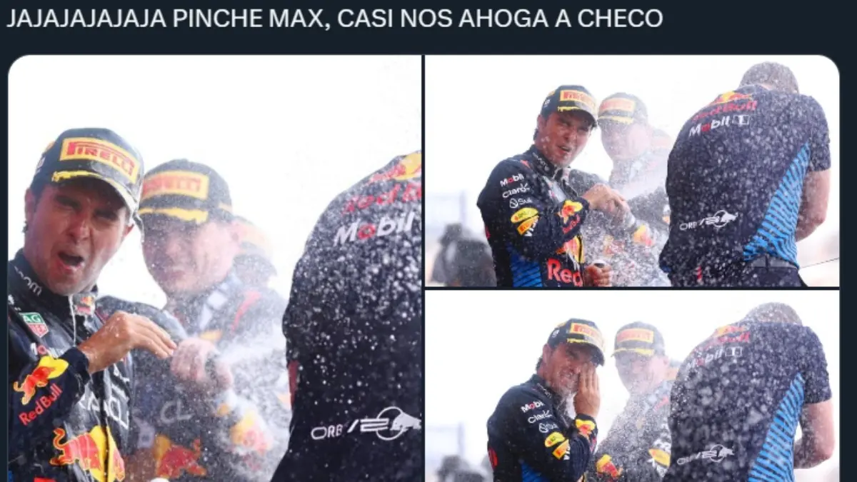 Estornudo de Checo P&eacute;rez tras conseguir podio en GP de Jap&oacute;n causa ola de memes
