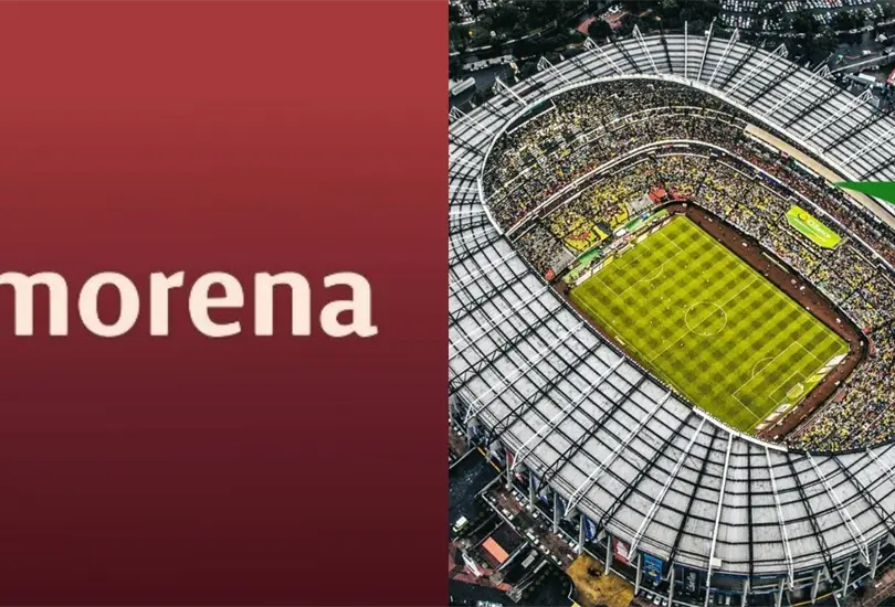 Una candidata pol&iacute;tica confundi&oacute; al Estadio Azteca de manera extra&ntilde;a.