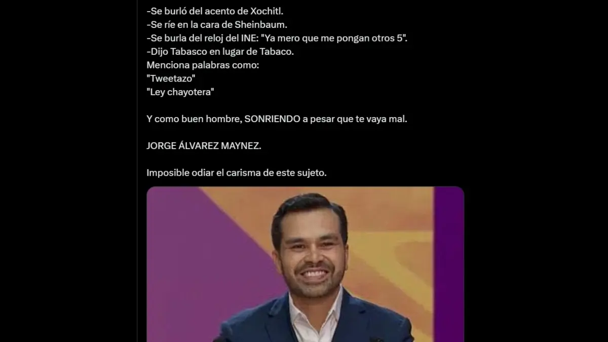 Los mejores memes que dejó el Debate Presidencial 2024 entre Sheinbaum, Xóchitl y Máynez