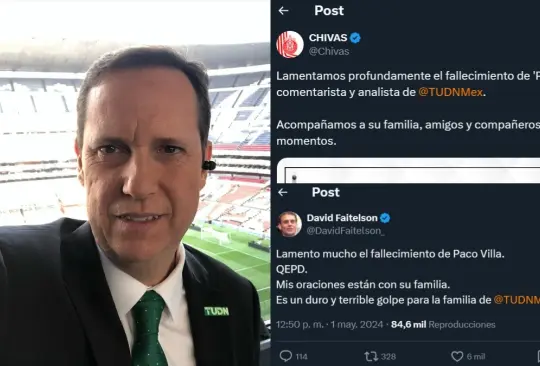 Paco Villa, narrador de Televisa, falleció y el mundo del deporte reaccionó a la noticia