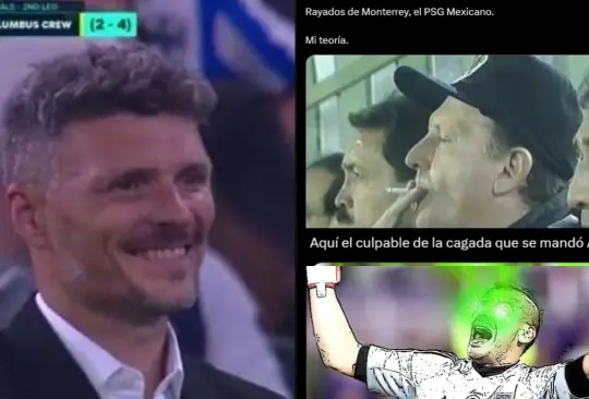 Rayados y Esteban Andrada fueron víctima de los memes tras la derrota de Rayados ante Columbus Crew.