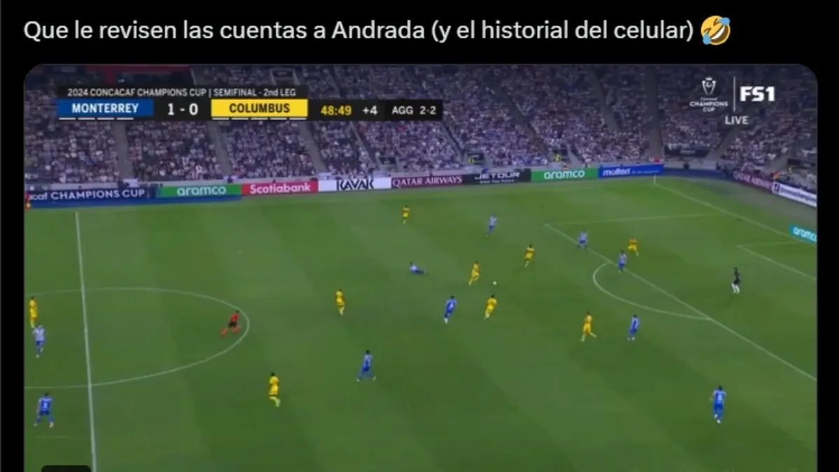 Rayados y Andrada son víctimas de los memes tras eliminación de Concachampions ante Columbus Crew