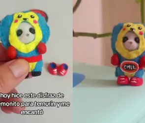 Usuaria crea disfraz de Kemonito para su ternurín y se viraliza (VIDEO)