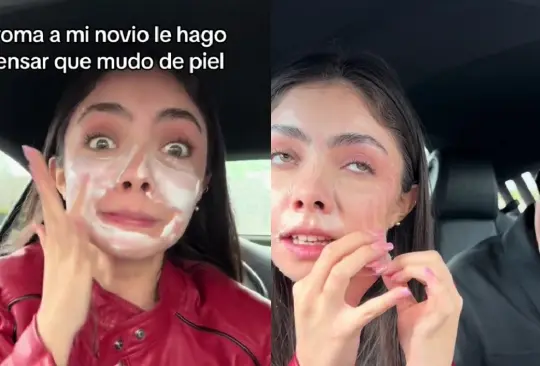 Luego de que el Resistol hiciera efecto, su novio estaba muy confundido.