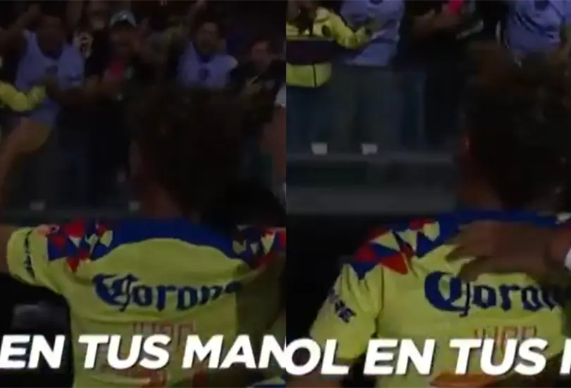 Igor Lichnovsky hizo un gesto vulgar en contra de la gente del Am&eacute;rica.