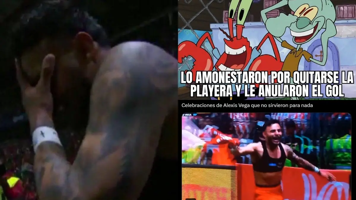 Alexis Vega se convirti&oacute; en v&iacute;ctima de los memes tras su gol anulado con Toluca a Chivas, donde inclus&oacute; solt&oacute; l&aacute;grimas.