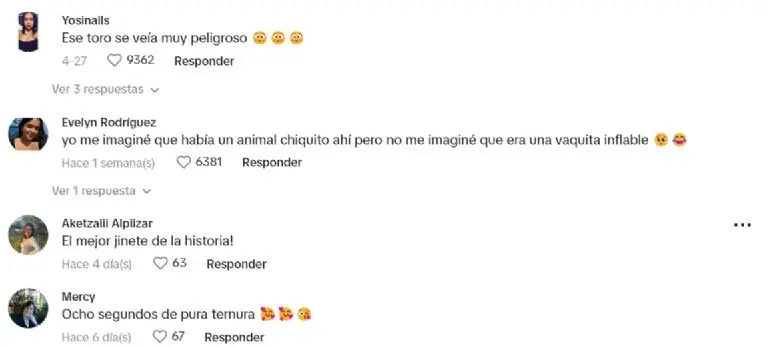 La gente le aplaudió y se desvivió por él. Captura de pantalla