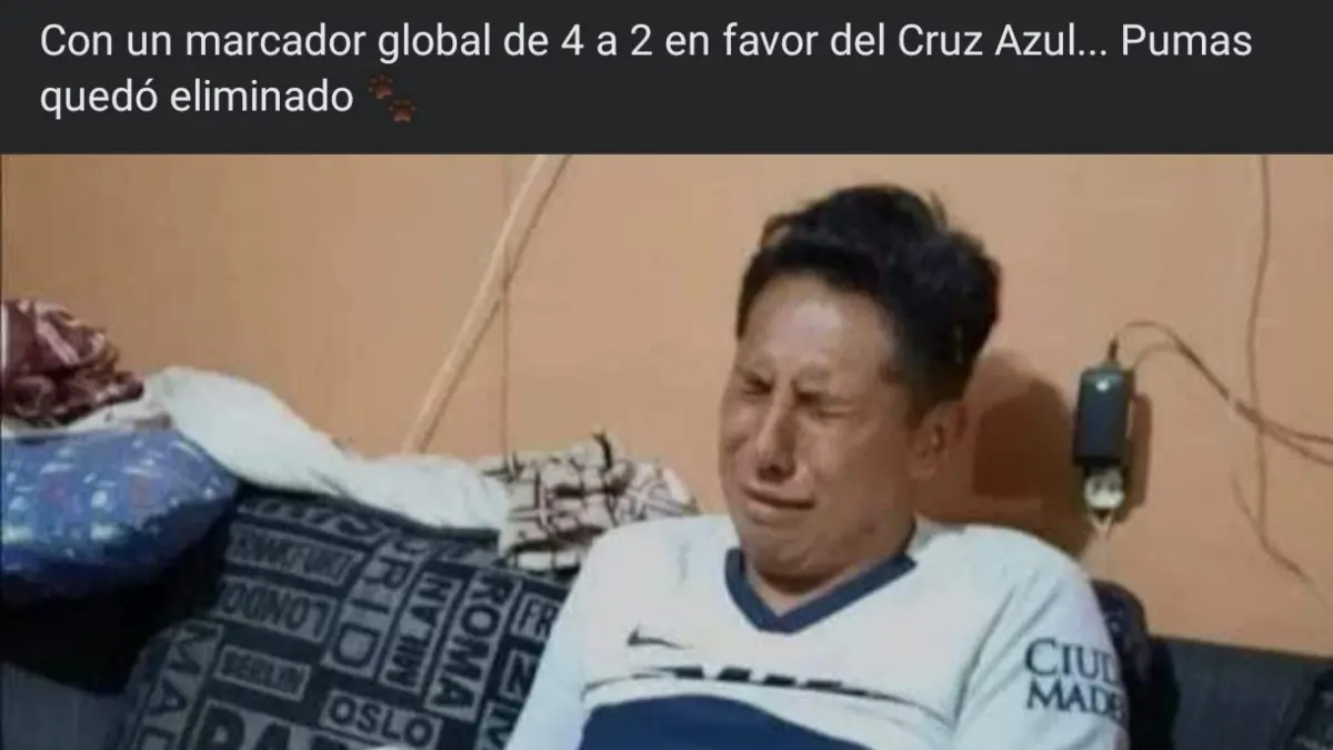 Los Pumas fueron víctimas de burlas y señalamientos tras caer ante Cruz Azul en la serie de Cuartos de Final pese a que el partido finalizó con un empate.