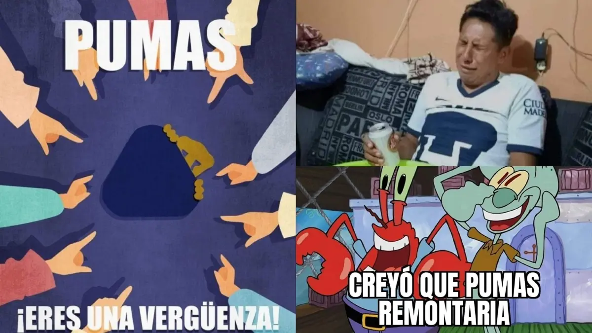 Pumas fue víctima de los memes tras caer ante Cruz Azul con global de 4-2 en los Cuartos de Final de la Liga MX.