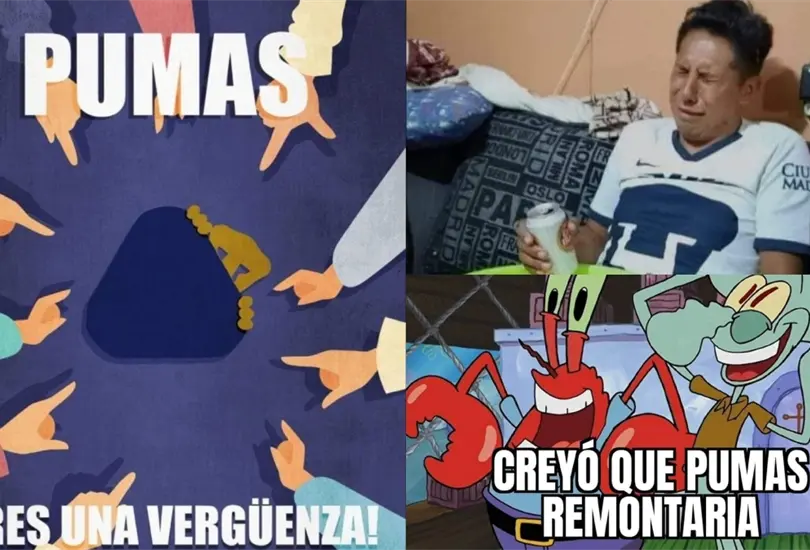 Pumas fue v&iacute;ctima de los memes tras caer ante Cruz Azul con global de 4-2 en los Cuartos de Final de la Liga MX.